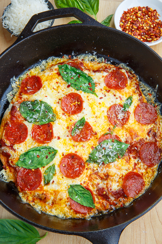 Crispy Tortilla Skillet Pizza Crispy Tortilla Skillet Pizza
