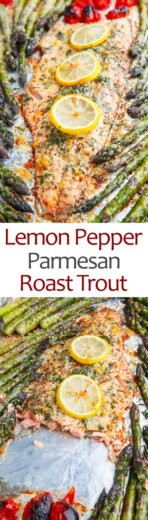 Lemon Pepper Parmesan Roast Trout Lemon Pepper Parmesan Roast Trout