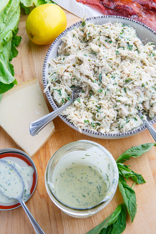 Lemon Basil Chicken Caesar Salad Sandwich Lemon Basil Chicken Caesar Salad Sandwich