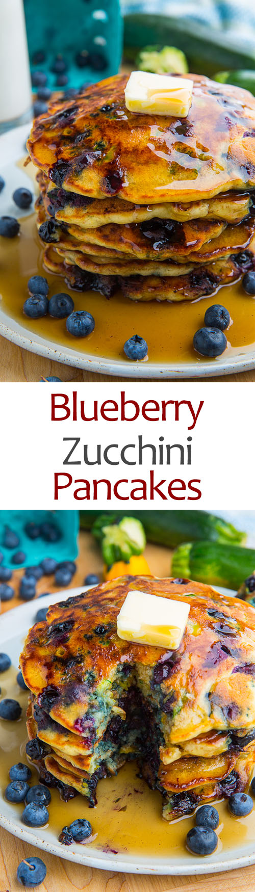 Blueberry Zucchini Pancakes Blueberry Zucchini Pancakes