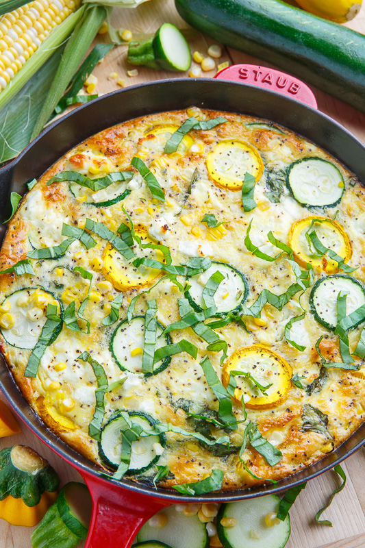 Corn and Zucchini Goat Cheese Quiche with Lemon and Basil Corn and Zucchini Goat Cheese Quiche with Lemon and Basil