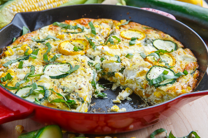 Corn and Zucchini Goat Cheese Quiche with Lemon and Basil Corn and Zucchini Goat Cheese Quiche with Lemon and Basil