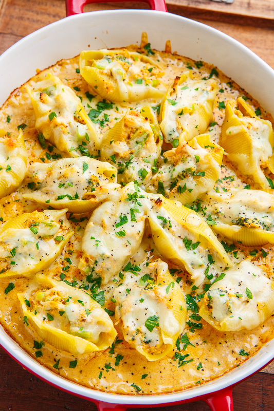 Cajun Chicken Alfredo Stuffed Shells Cajun Chicken Alfredo Stuffed Shells