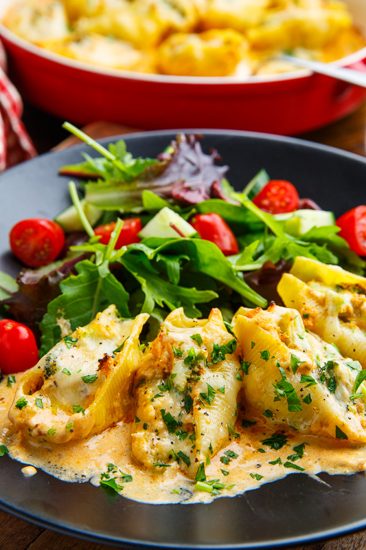 Cajun Chicken Alfredo Stuffed Shells Cajun Chicken Alfredo Stuffed Shells