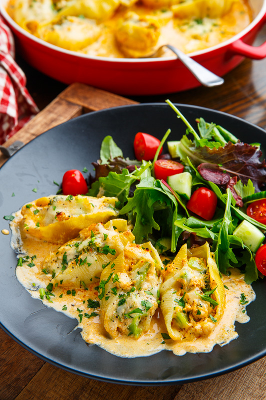 Cajun Chicken Alfredo Stuffed Shells Cajun Chicken Alfredo Stuffed Shells