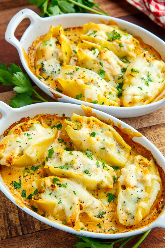 Cajun Chicken Alfredo Stuffed Shells Cajun Chicken Alfredo Stuffed Shells
