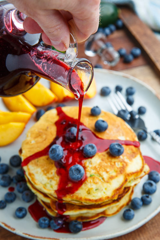 Honey and Lemon Zucchini Pancakes Honey and Lemon Zucchini Pancakes