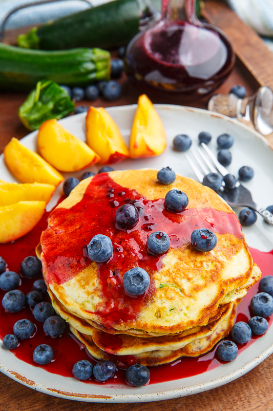 Honey and Lemon Zucchini Pancakes Honey and Lemon Zucchini Pancakes