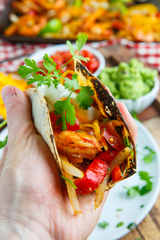 Sheet Pan Shrimp Fajitas Sheet Pan Shrimp Fajitas