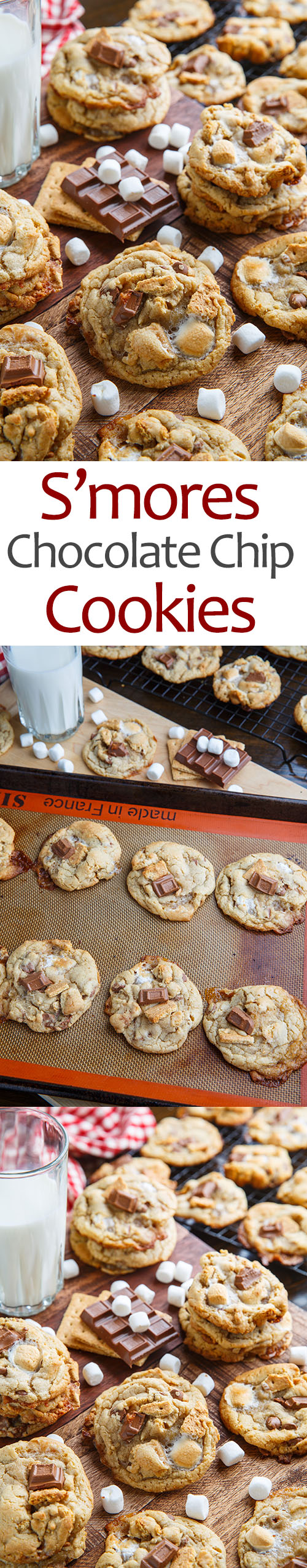 S'mores Chocolate Chip Cookies S'mores Chocolate Chip Cookies