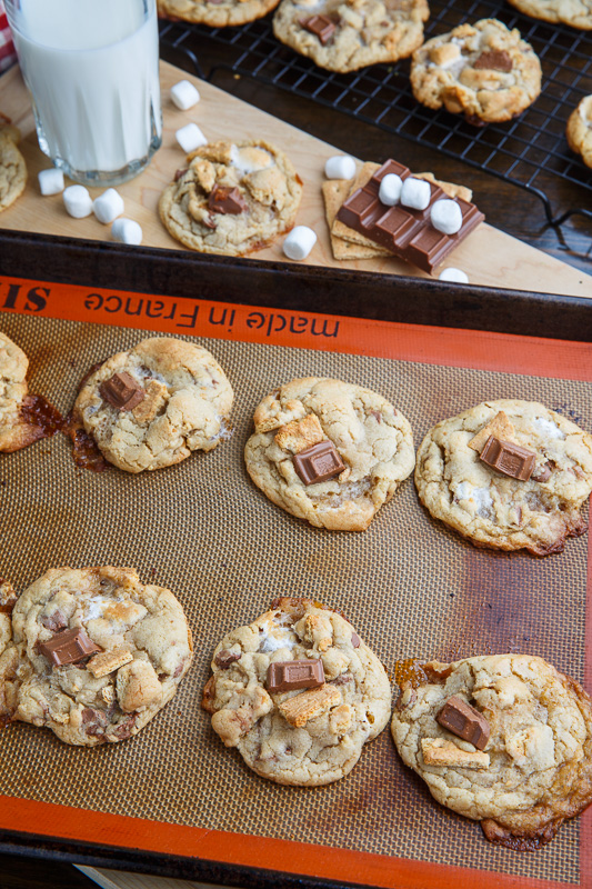 S'mores Chocolate Chip Cookies S'mores Chocolate Chip Cookies