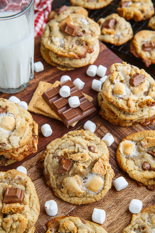 S'mores Chocolate Chip Cookies S'mores Chocolate Chip Cookies