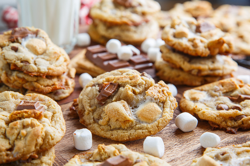 S'mores Chocolate Chip Cookies S'mores Chocolate Chip Cookies