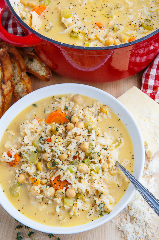 Asiago Cauliflower and Quinoa Chowder Asiago Cauliflower and Quinoa Chowder