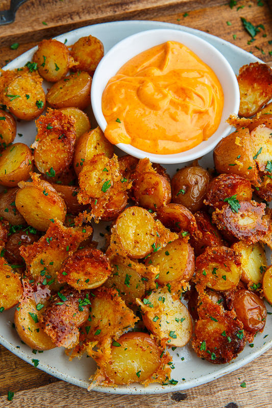 Crispy Parmesan Roast Potatoes Crispy Parmesan Roast Potatoes