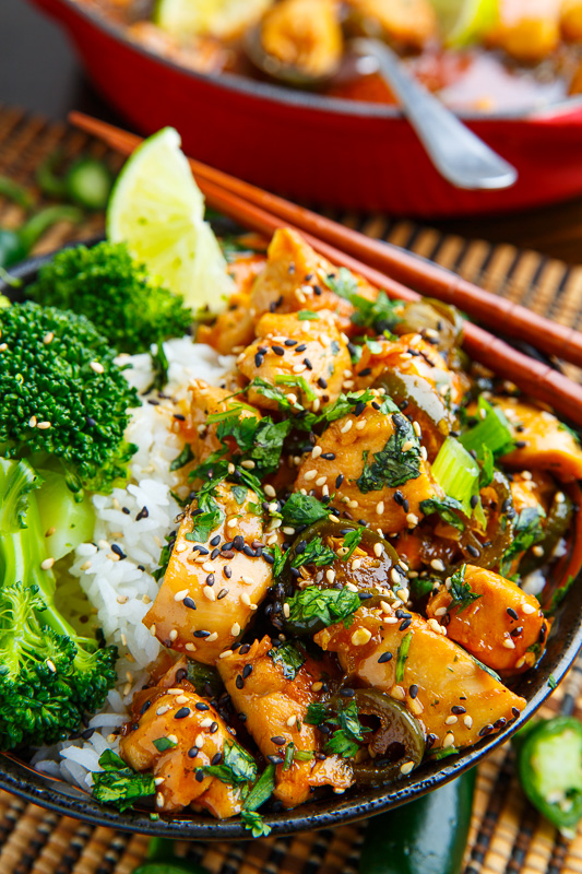 Honey and Lime Jalapeno Chicken