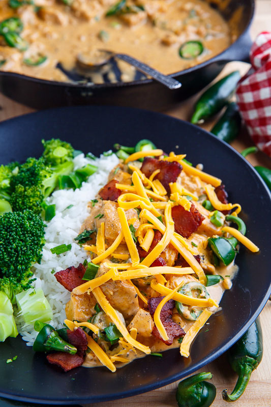 Jalapeno Popper Skillet Chicken Jalapeno Popper Skillet Chicken