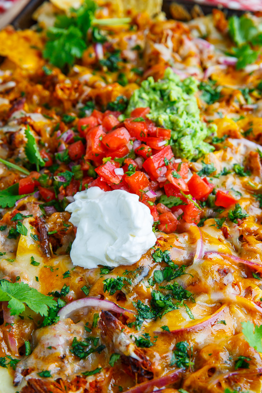Loaded Chipotle Carnitas Nachos Loaded Chipotle Carnitas Nachos