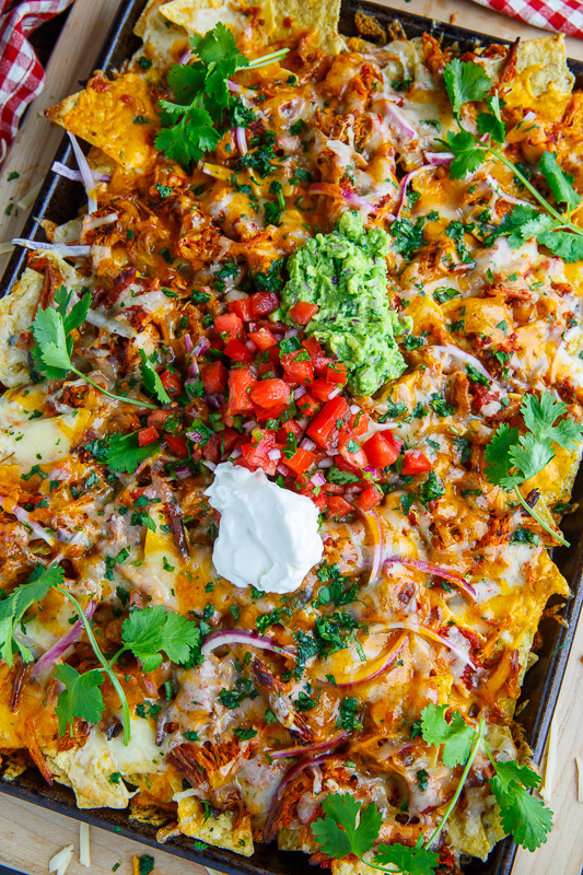 Loaded Chipotle Carnitas Nachos Loaded Chipotle Carnitas Nachos