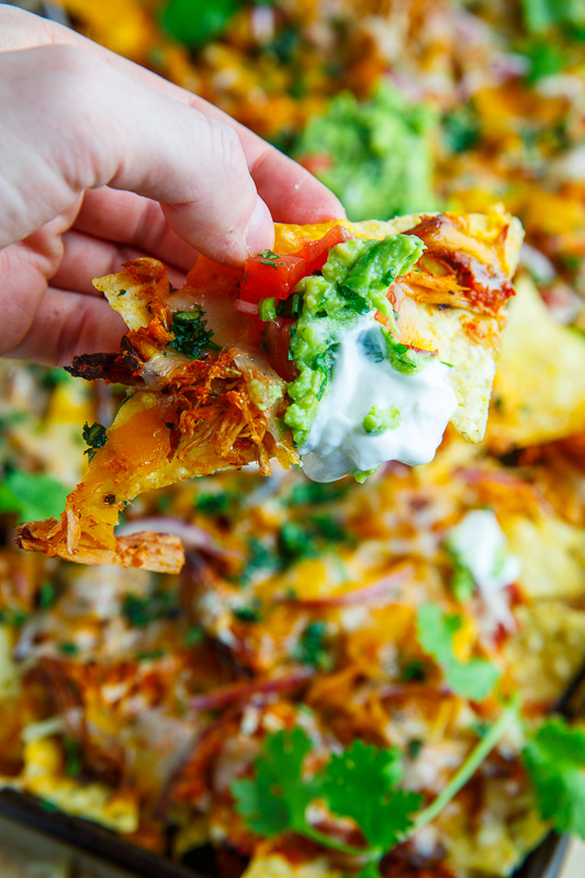 Loaded Chipotle Carnitas Nachos Loaded Chipotle Carnitas Nachos