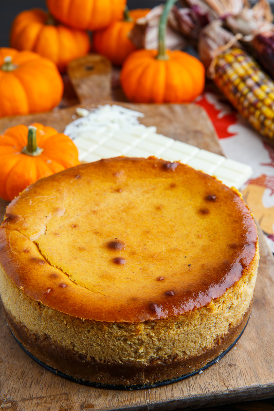 White Chocolate Pumpkin Cheesecake White Chocolate Pumpkin Cheesecake