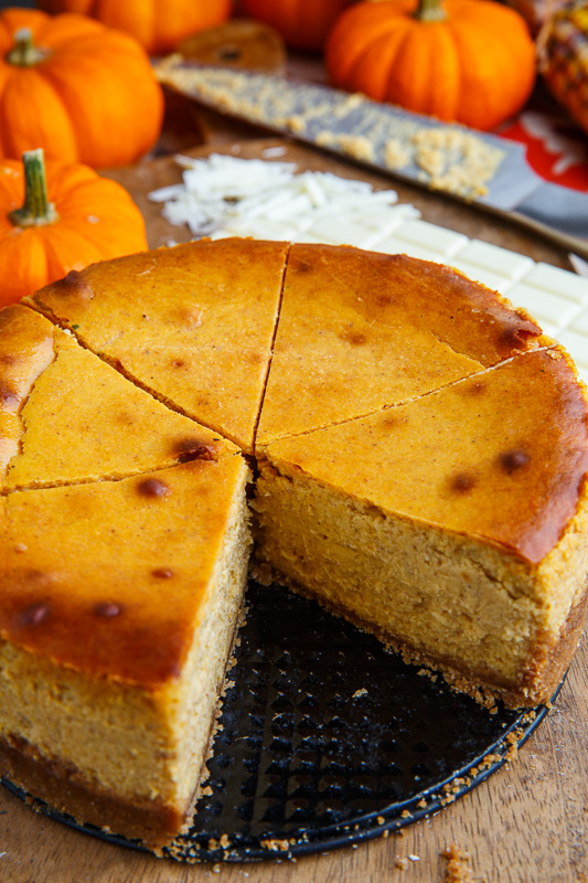 White Chocolate Pumpkin Cheesecake White Chocolate Pumpkin Cheesecake