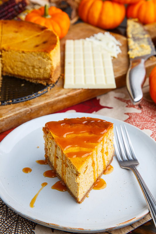 White Chocolate Pumpkin Cheesecake White Chocolate Pumpkin Cheesecake