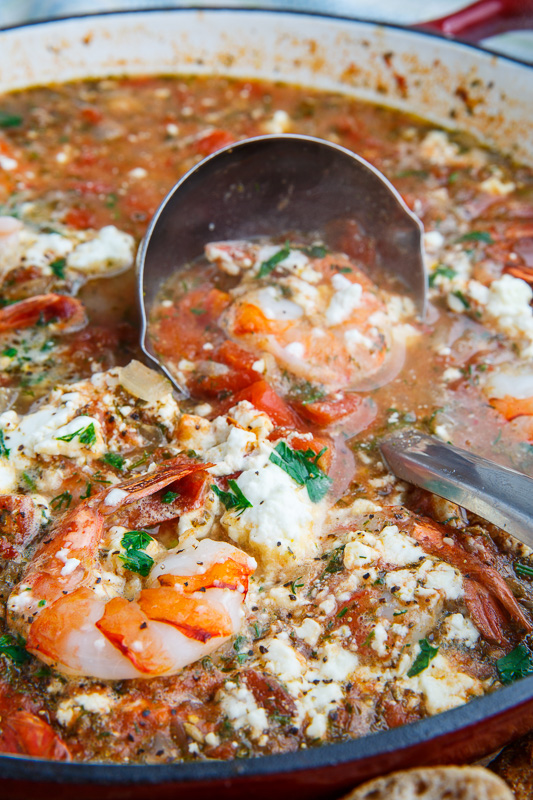 Shrimp and Feta Soup (aka Shrimp Saganaki Soup) Shrimp and Feta Soup (aka Shrimp Saganaki Soup)