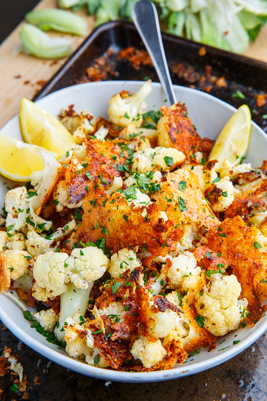 Crispy Parmesan Roast Cauliflower Crispy Parmesan Roast Cauliflower