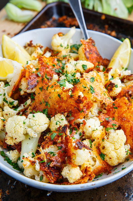 Crispy Parmesan Roast Cauliflower Crispy Parmesan Roast Cauliflower