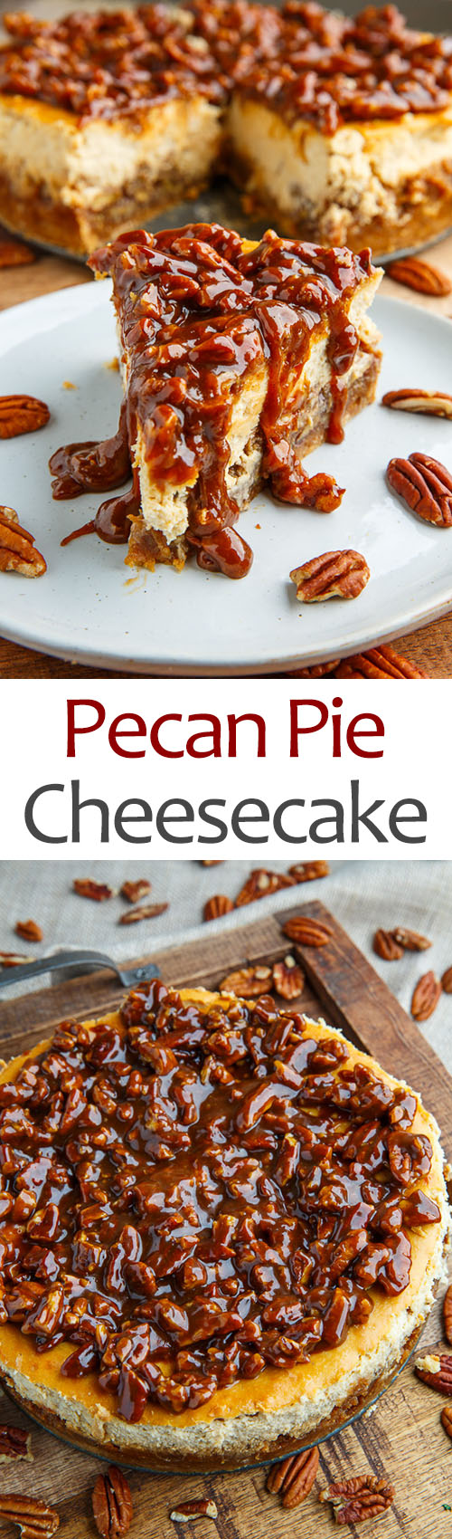 Pecan Pie Cheesecake with Pecan Caramel Sauce Pecan Pie Cheesecake with Pecan Caramel Sauce