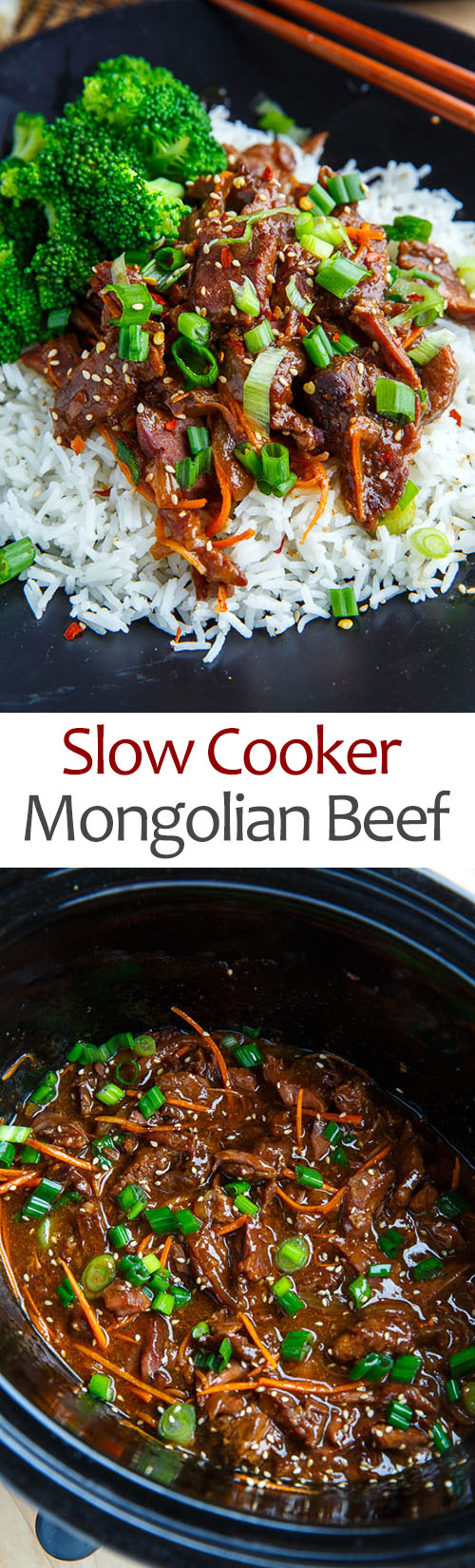 Slow Cooker Mongolian Beef Slow Cooker Mongolian Beef