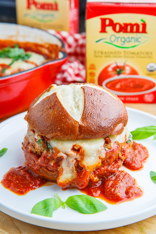 Chicken Parmesan Burgers