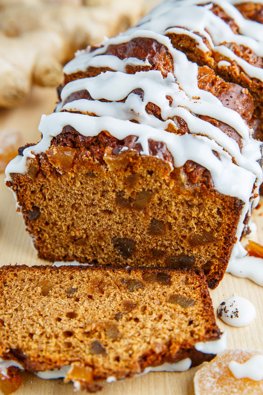 Gingerbread Loaf with Lemon Icing Gingerbread Loaf with Lemon Icing