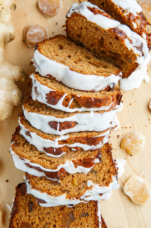 Gingerbread Loaf with Lemon Icing Gingerbread Loaf with Lemon Icing