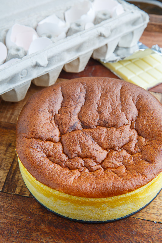 White Chocolate Souffle Cheesecake White Chocolate Souffle Cheesecake