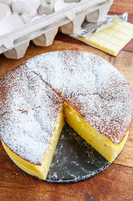 White Chocolate Souffle Cheesecake White Chocolate Souffle Cheesecake