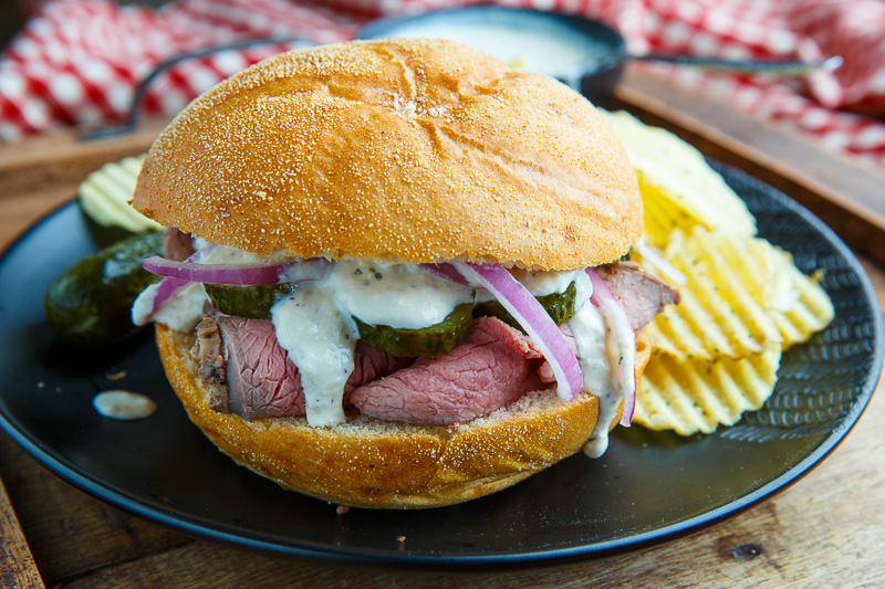 Roast Beef Sandwiches with Horseradish Sauce Roast Beef Sandwiches with Horseradish Sauce