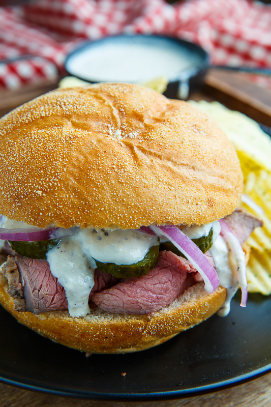 Roast Beef Sandwiches with Horseradish Sauce Roast Beef Sandwiches with Horseradish Sauce