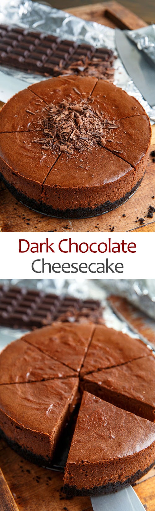 Dark Chocolate Cheesecake Dark Chocolate Cheesecake