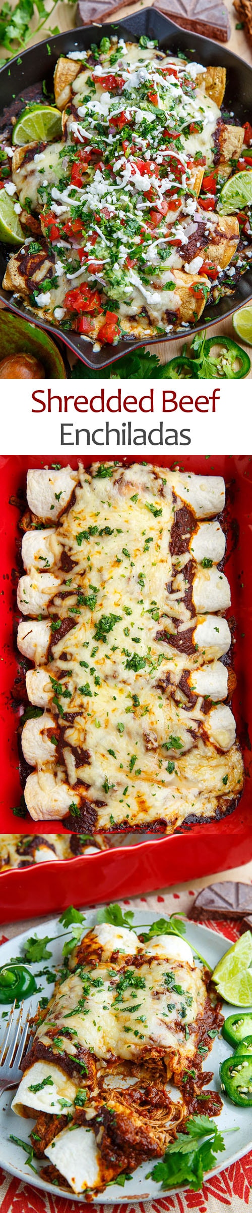 Mexican Shredded Beef Enchiladas Mexican Shredded Beef Enchiladas