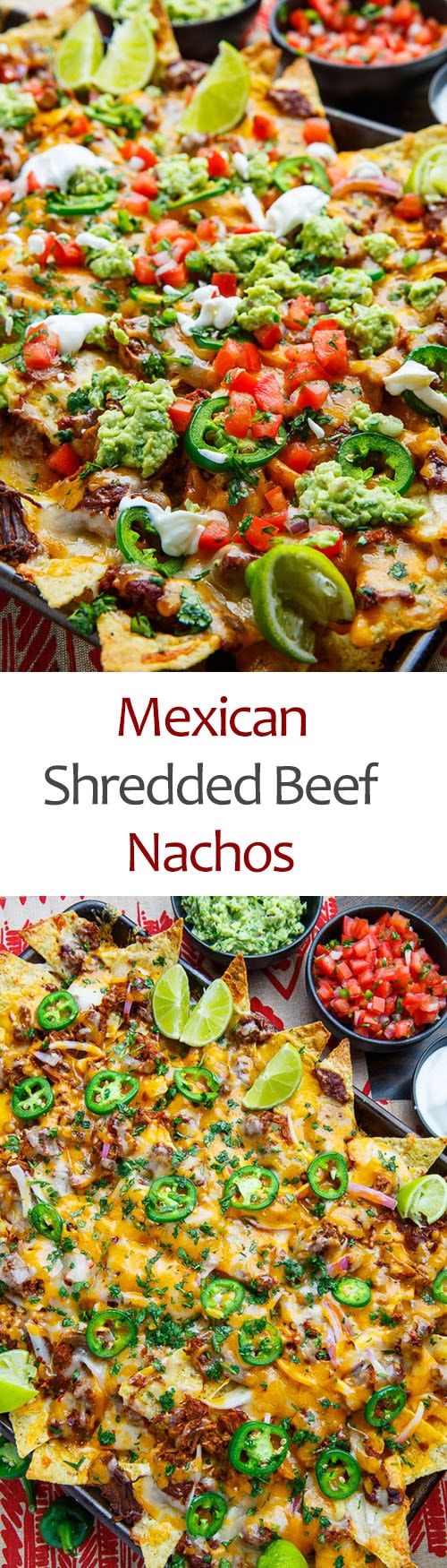 Mexican Shredded Beef Nachos Mexican Shredded Beef Nachos