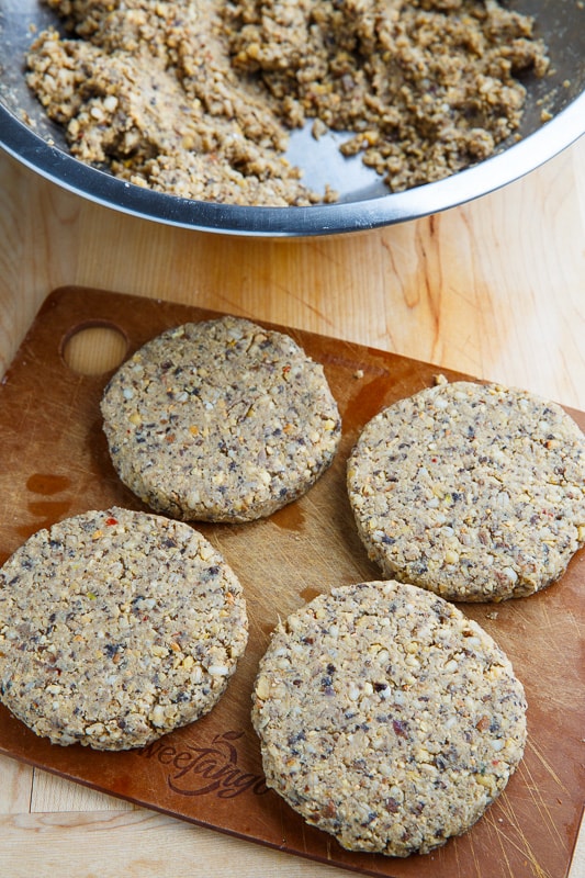 Mushroom and Eggplant Veggie Burgers Mushroom and Eggplant Veggie Burgers