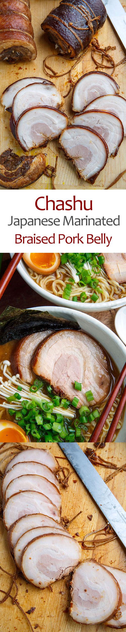 Chashu Pork (Marinated Braised Pork Belly) Chashu Pork (Marinated Braised Pork Belly)