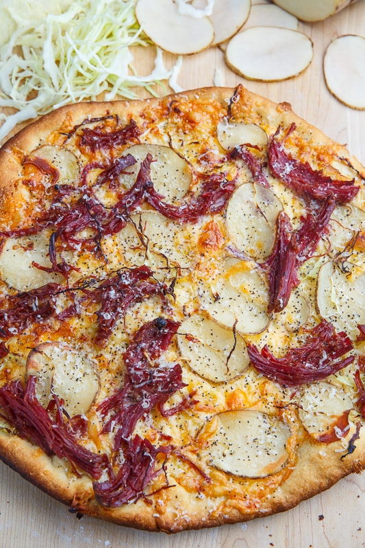Corned Beef and Cabbage Pizza Corned Beef and Cabbage Pizza