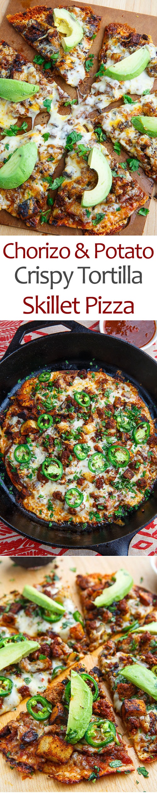 Crispy Chorizo and Potato Tortilla Skillet Pizza Crispy Chorizo and Potato Tortilla Skillet Pizza