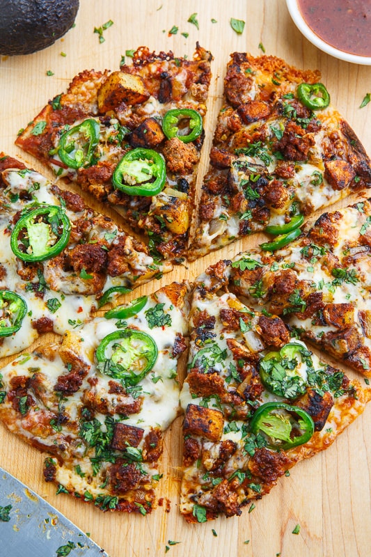 Crispy Chorizo and Potato Tortilla Skillet Pizza Crispy Chorizo and Potato Tortilla Skillet Pizza