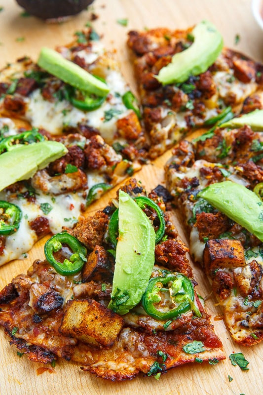 Crispy Chorizo and Potato Tortilla Skillet Pizza Crispy Chorizo and Potato Tortilla Skillet Pizza