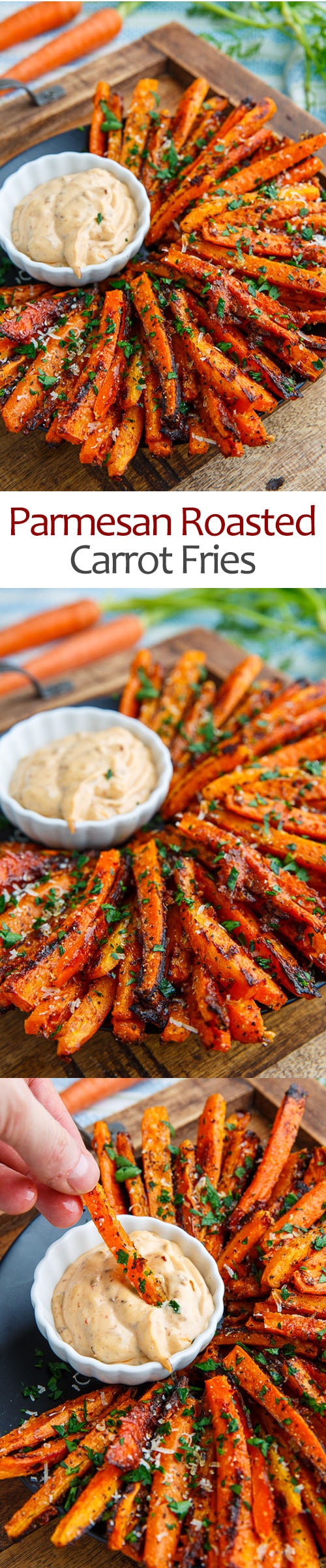 Parmesan Roasted Carrot Fries Parmesan Roasted Carrot Fries