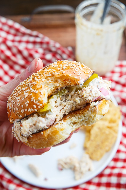 White BBQ Chicken Sandwich White BBQ Chicken Sandwich